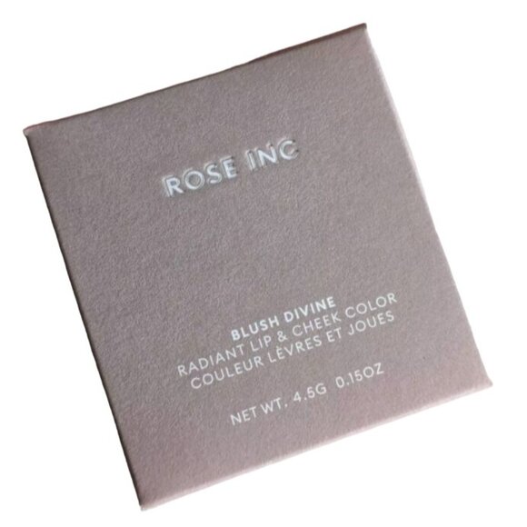Rose Inc Blush Divine Radiant Lip Cheek Color Dahlia Deep Berry Cream Refillable - Picture 1 of 2